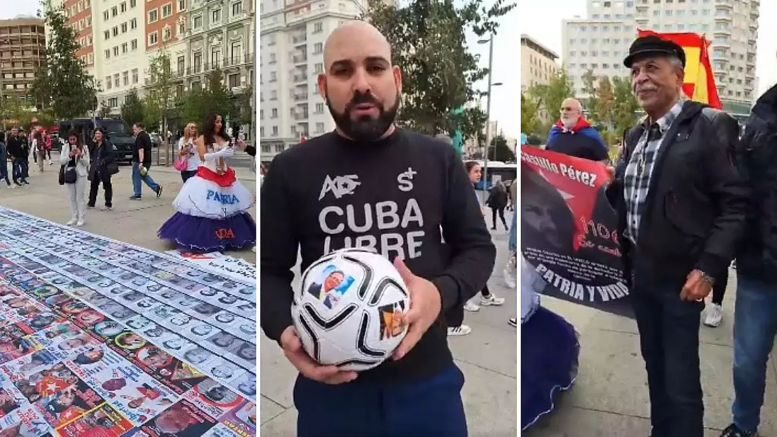 Marcha por los presos políticos cubanos en España