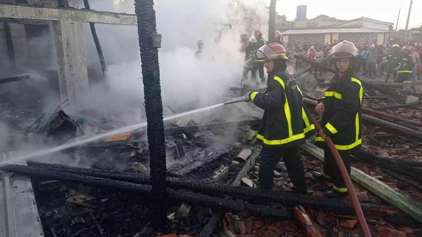 Incendio en Placetas. Febrero de 2025