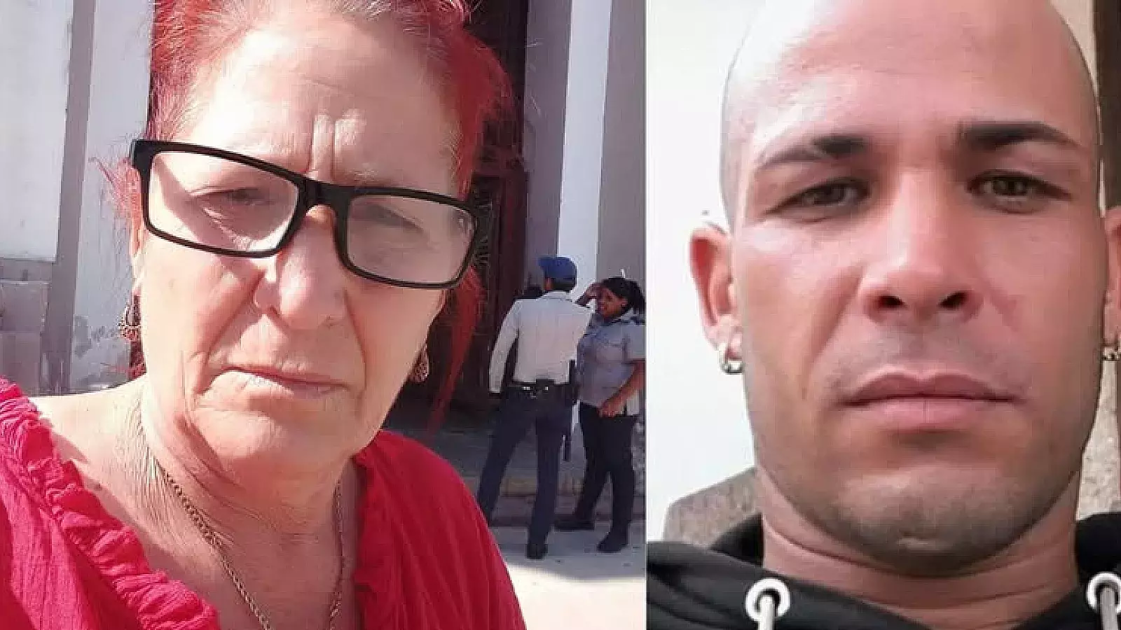 Mirka Ibáñez y su hijo, el preso político Yadir Ayala