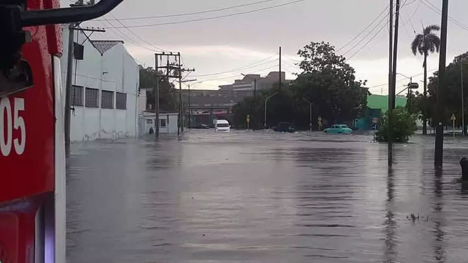 Lluvia e inundaciones en La Habana, agosto de 2025.