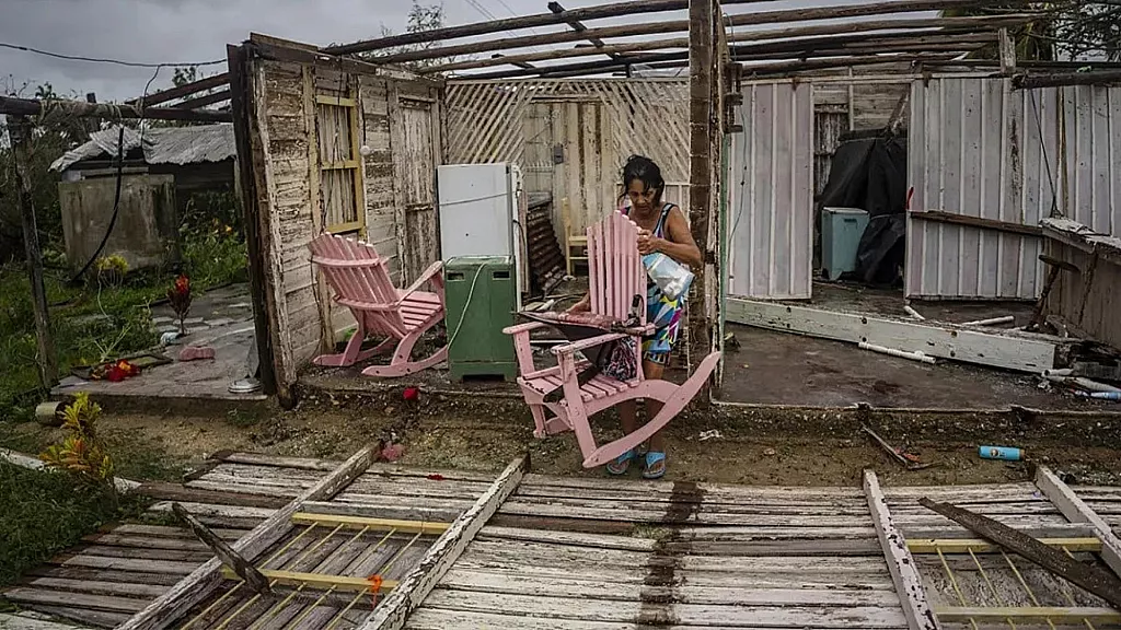 Viviendas afectadas por Ian en Pinar del Río