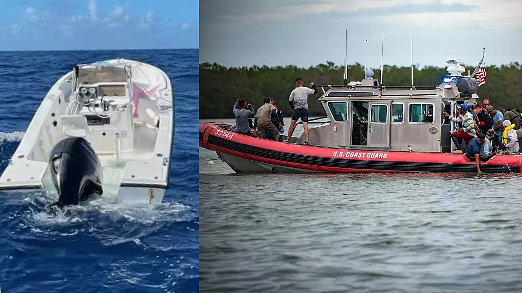 Lancha de contrabando capturada en Florida