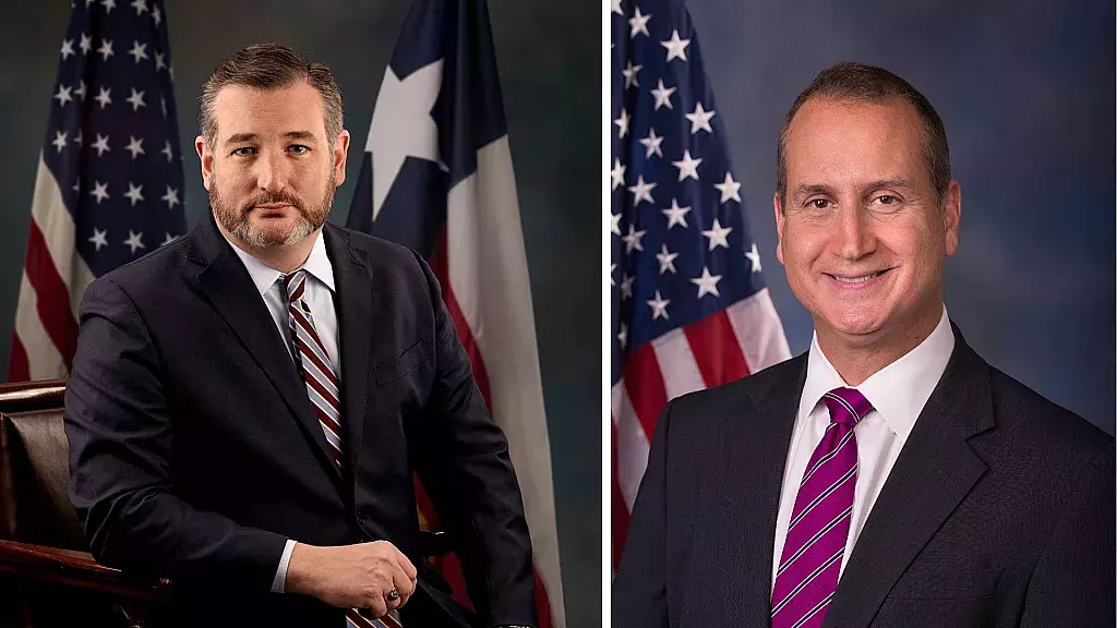 Ted Cruz y Mario Díaz Balart, políticos republicanos.