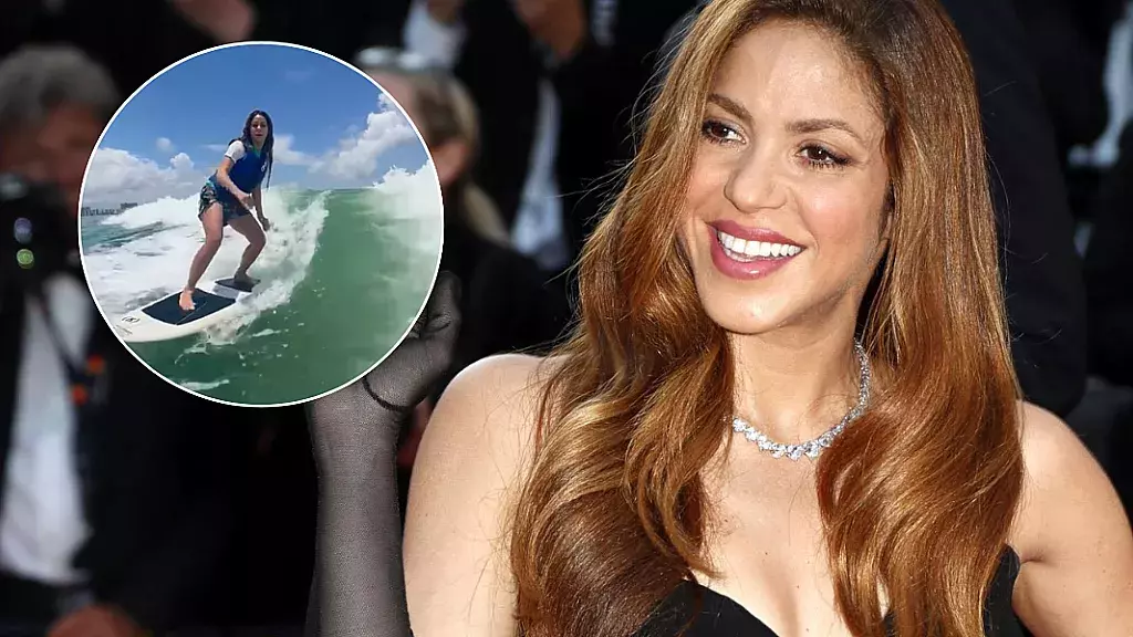 Shakira a todo tren en Miami: “Si no hay olas se hacen”