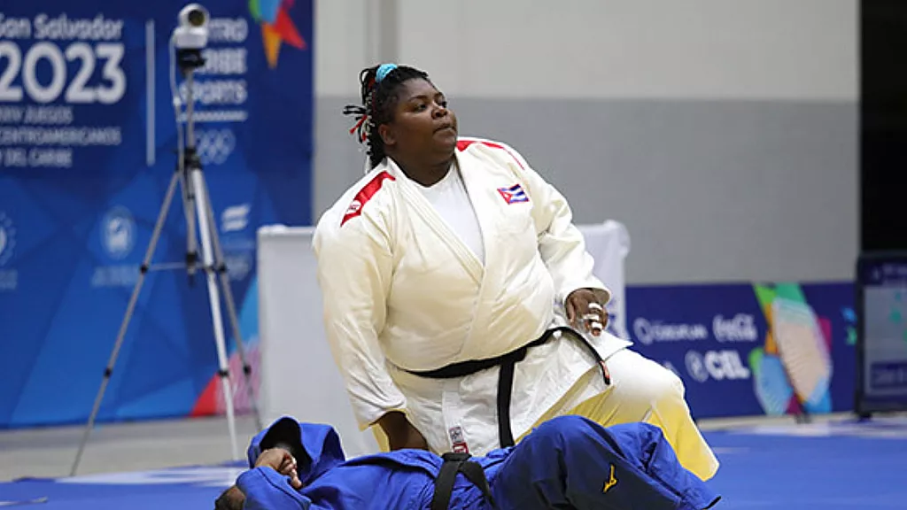 Idalys Ortiz, judoca cubana gana oro en San Salvador