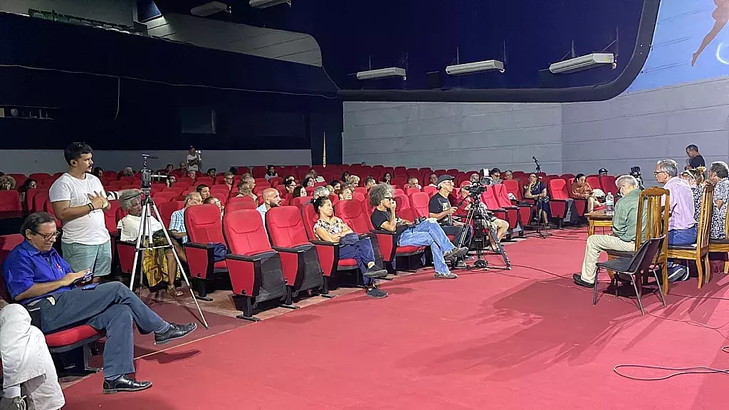 Reunión de Asamblea de Cineastas Cubanos el 20 de septiembre de 2023.