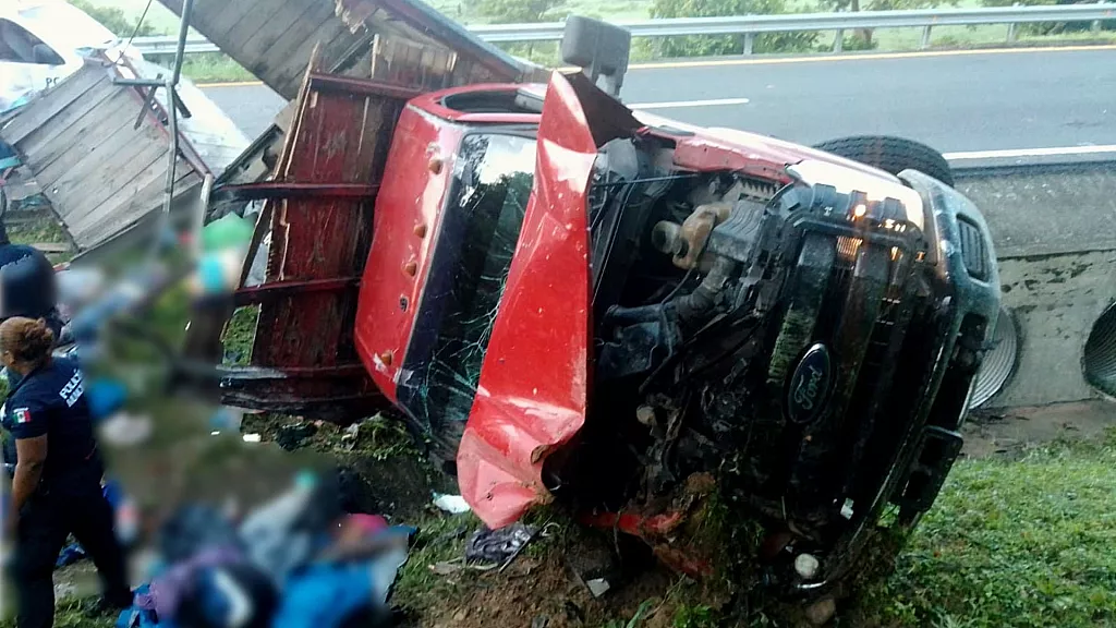 Accidente de cubanos en Chiapas