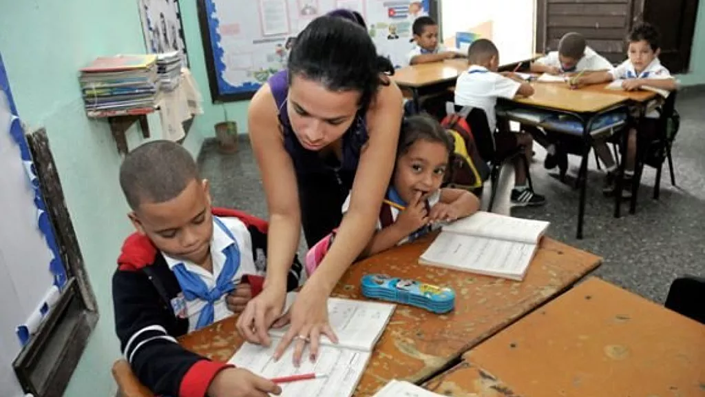 Una escuela cubana