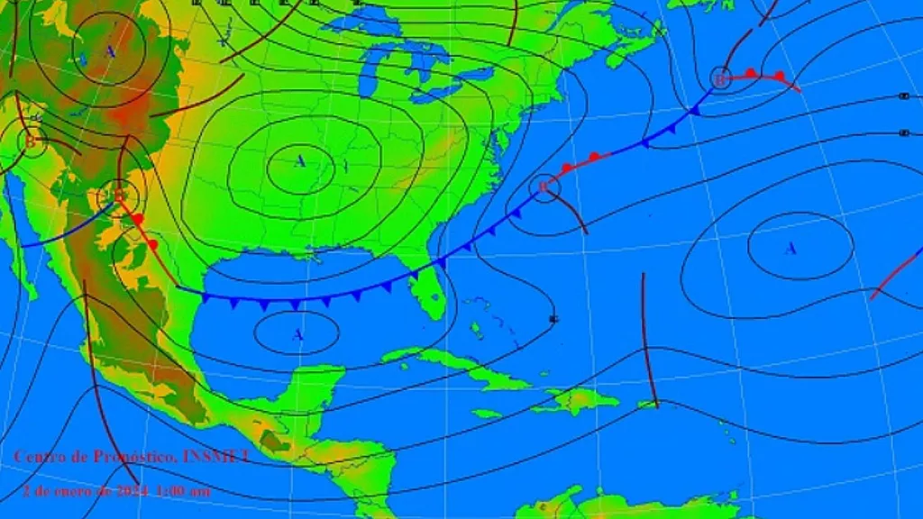 Mapa de Presión Superficial