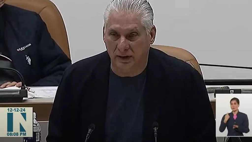 Díaza canel promete fin de la crisis