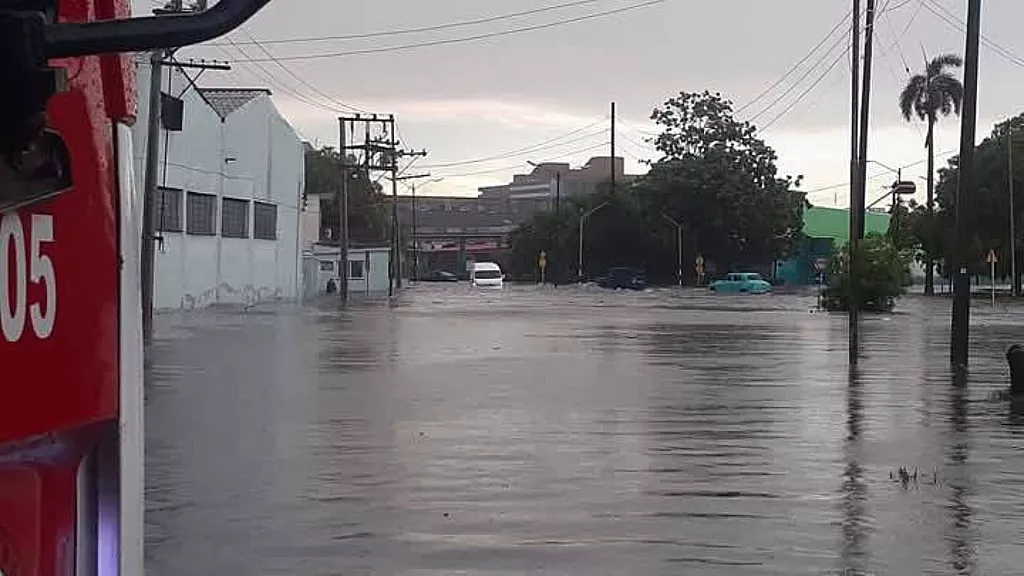 Lluvia e inundaciones en La Habana, agosto de 2025.