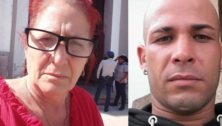 Mirka Ibáñez y su hijo, el preso político Yadir Ayala