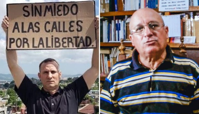 Líderes opositores cubanos José Daniel Ferrer y Félix Navarro