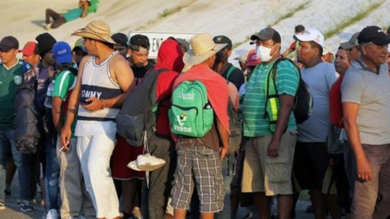 Migrantes en la frontera sur de Estados Unidos. Foto: Shutterstock