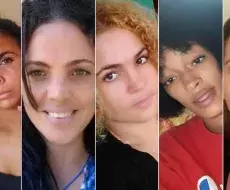 De izq. a der. Lizandra Góngora, hermanas Garrido, Mackyani Román y Mailene Noguera