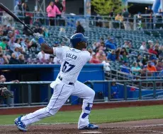 Cubano Jorge Soler en MLB. Imagen de archivo.