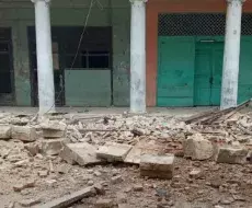 Derrumbe ocurudo en el municipio de Colón