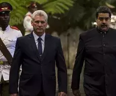 Miguel Díaz-Canel y Nicolás Maduro