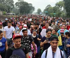 La caravana de migrantes avanza por México