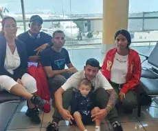 Enrique Díaz Rodríguez y su familia en Lima, Perú