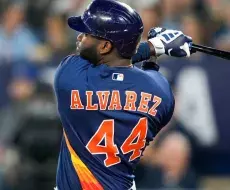 Yordan Álvarez con los Astros de Houston en 2024