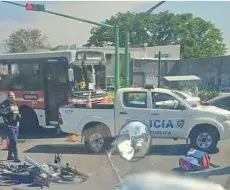 Accidente en la entrada del Paseo de Colón, en San José