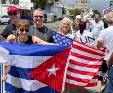 Cubanos en Miami piden la libertad de los presos políticos del régimen