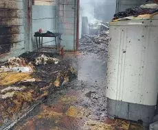 Incendio ocurrido en Manzanillo, Granma