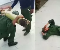 Joven recluta del Servicio Militar en Cuba
